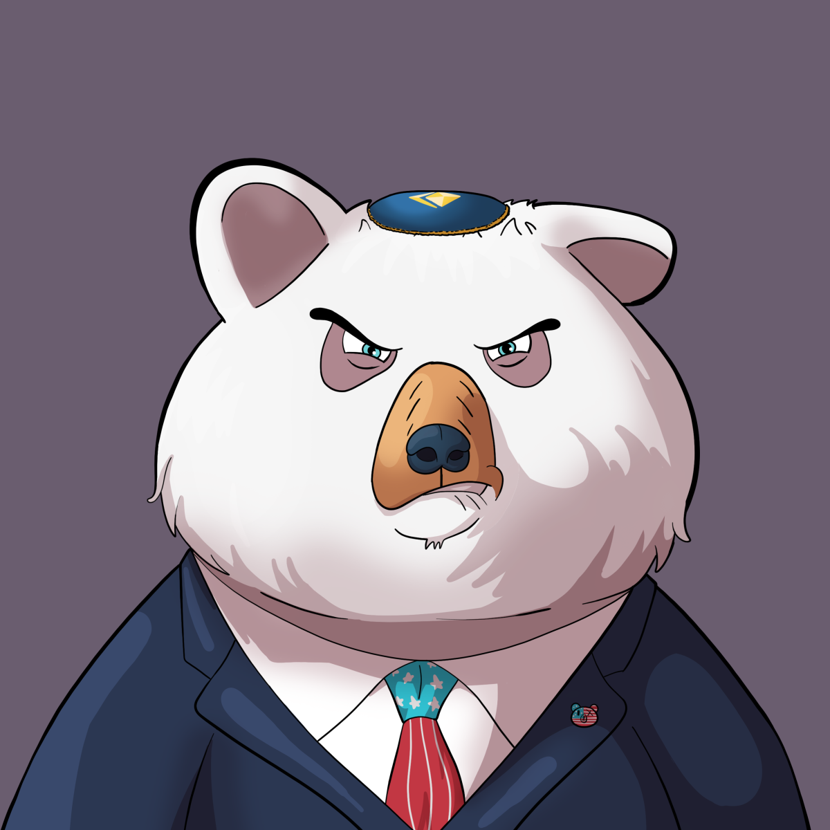 #1014 • Warm Pimpin' Milky Bear