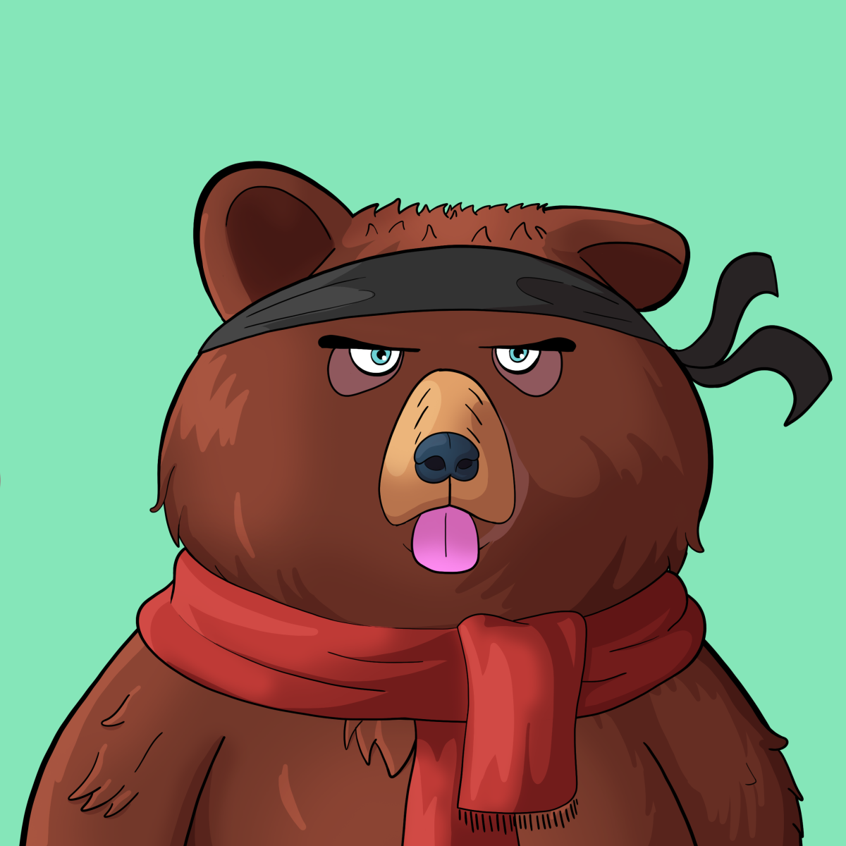 #208 • Edumacated Chompy Brown Bear