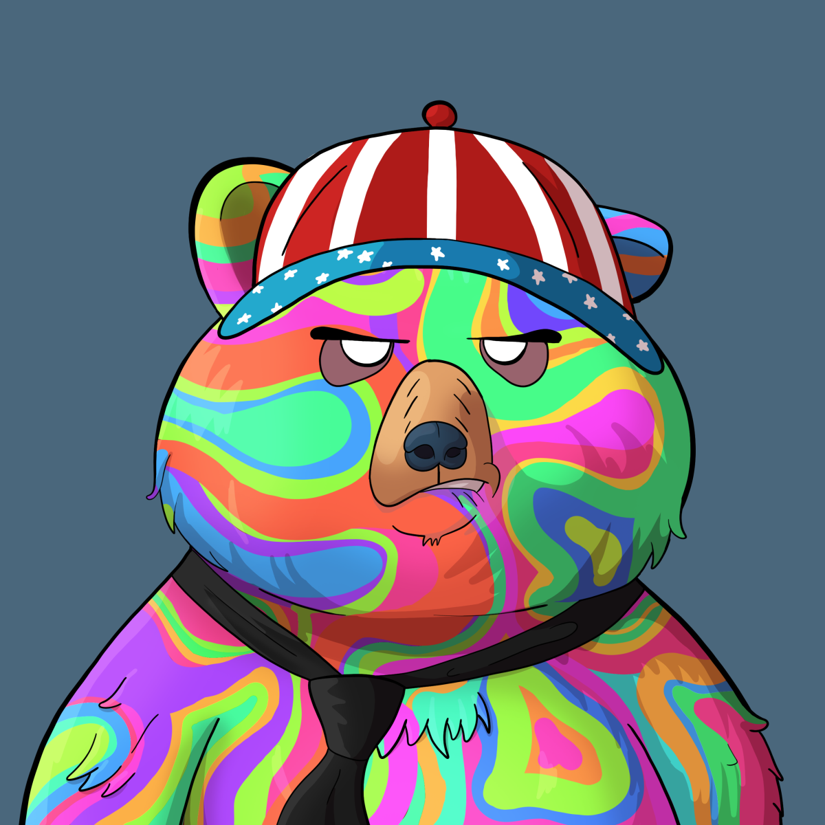 #2086 • Velvety Furry Zooted Bear