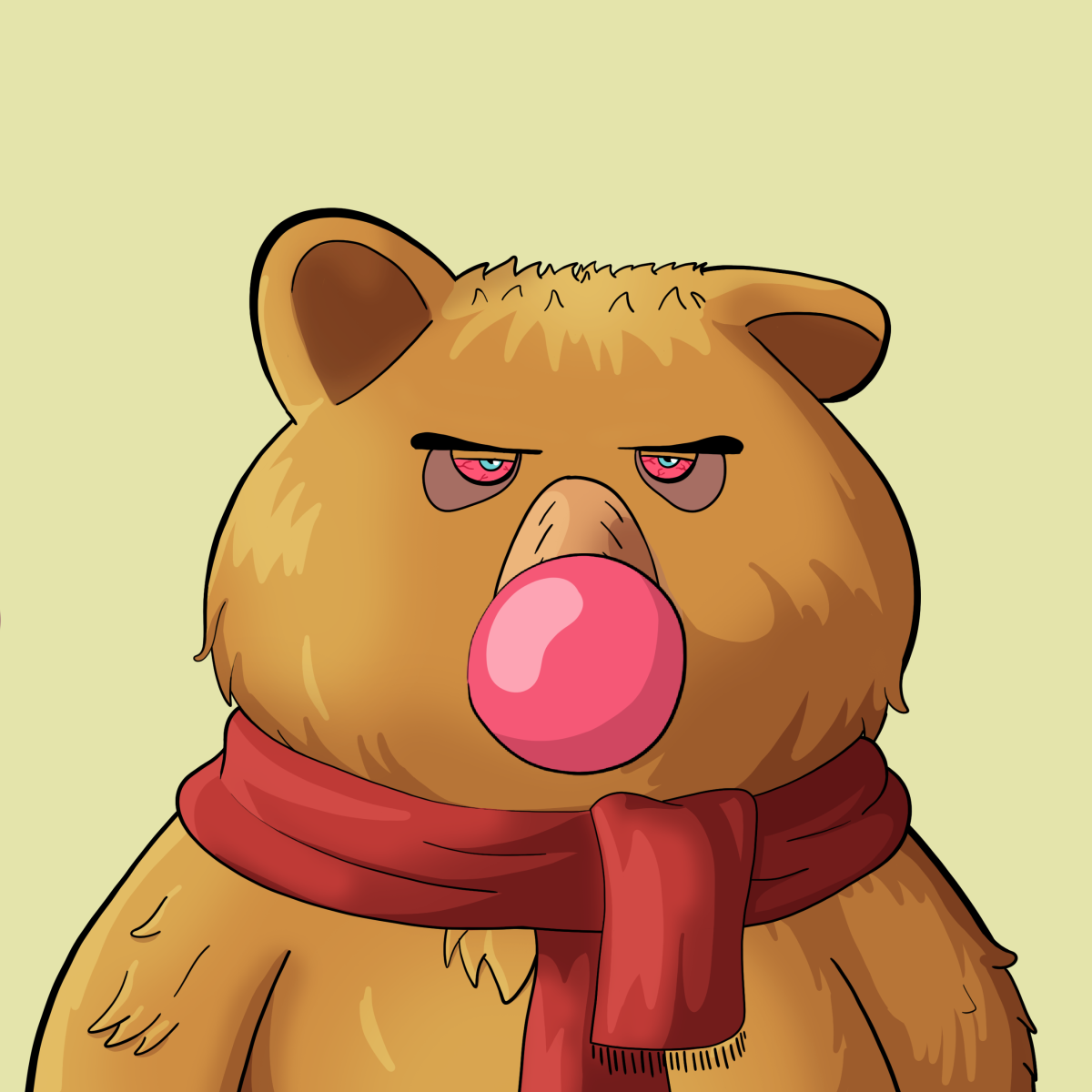 #2129 • Grubby Tingly Butterscotch Bear