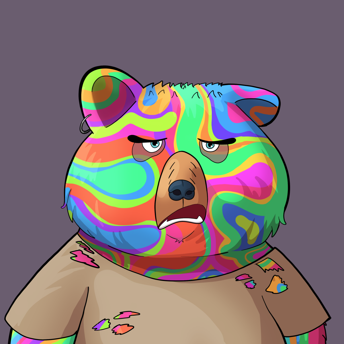 #2167 • Wuzzy Snooky Zooted Bear