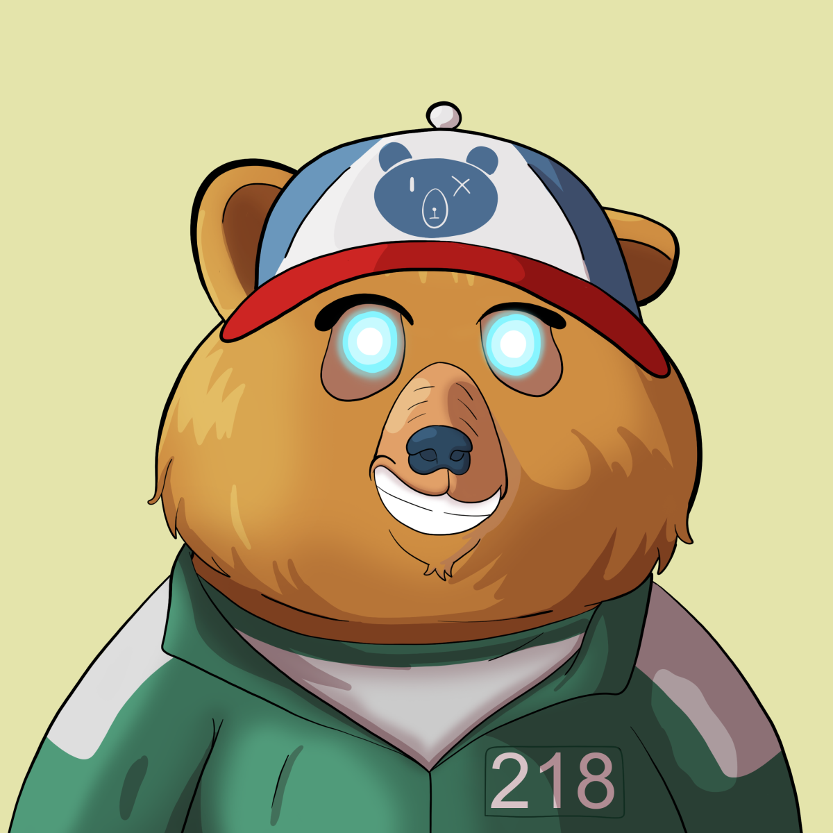 #2267 • Reckless Furry Blonde Bear