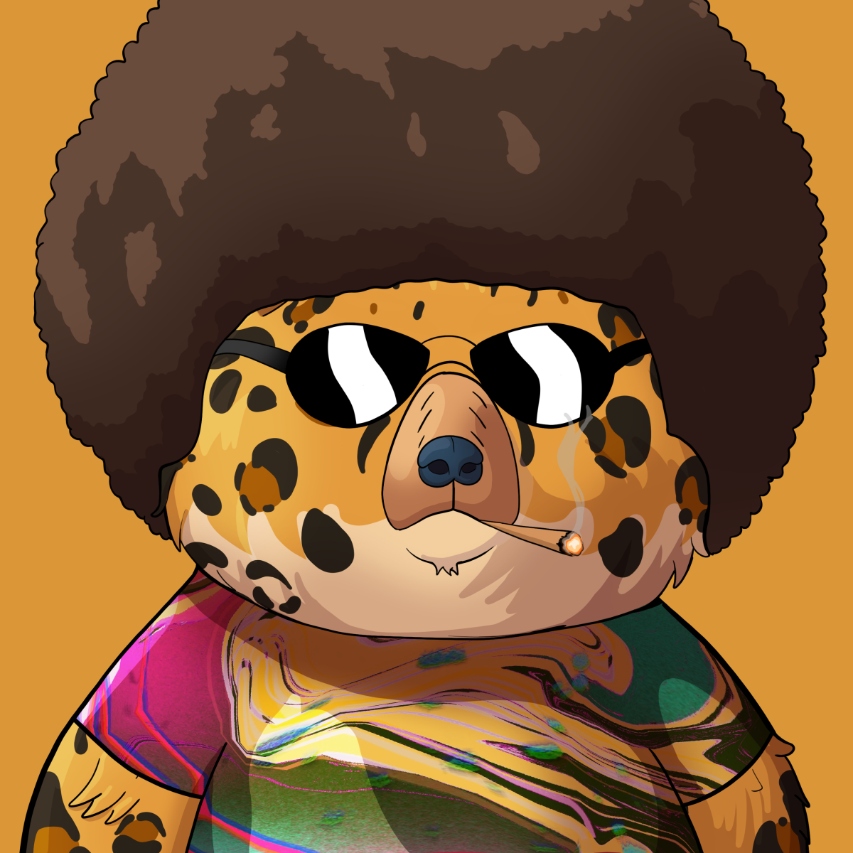 #3162 • Choncho Buxom Leopard Bear