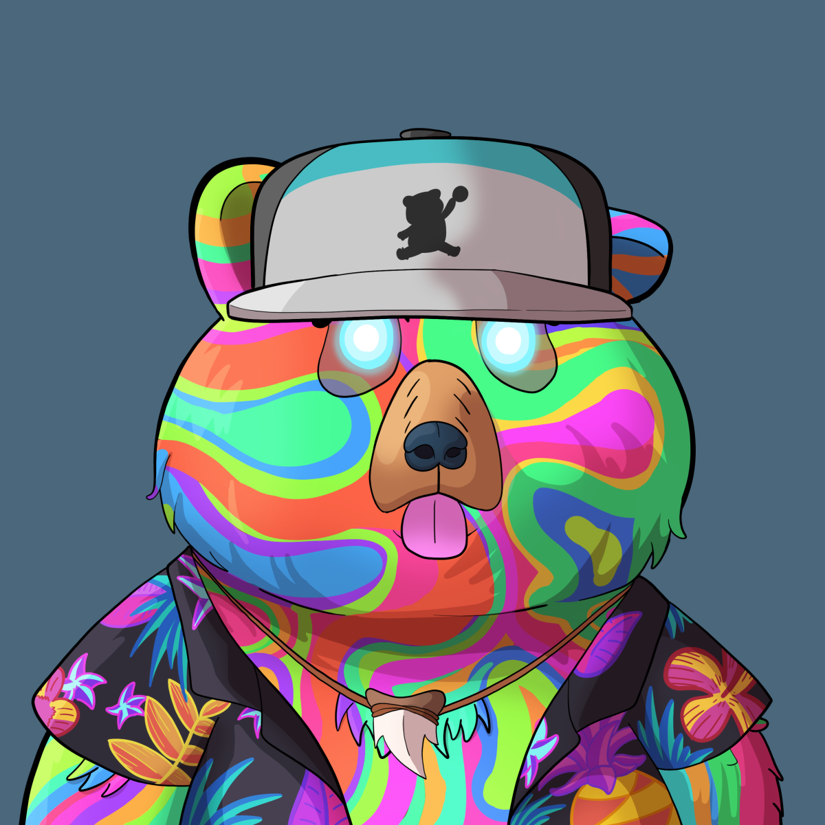 #3576 • Snooky Dowdy DMT Bear