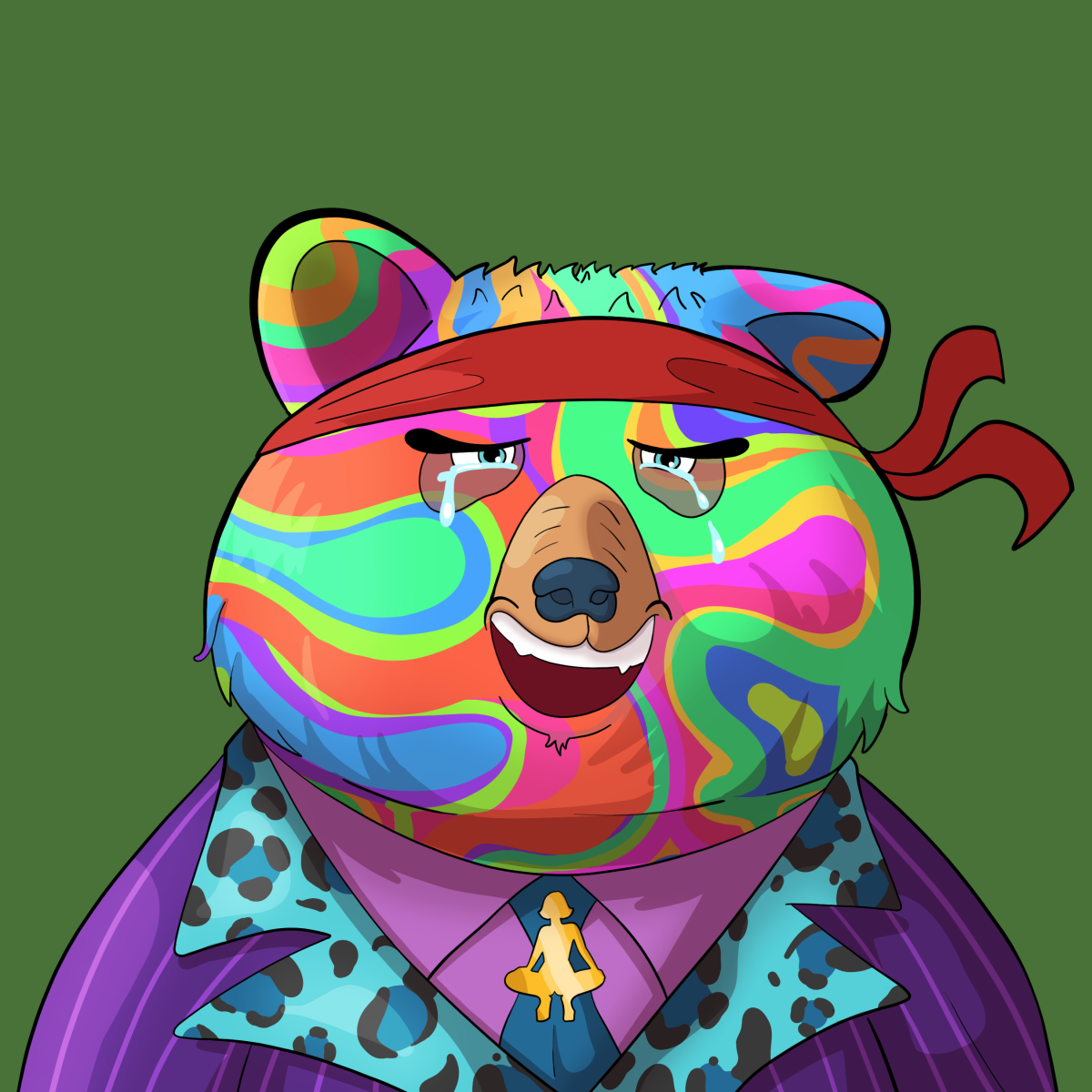 #3760 • Beefy Boujie DMT Bear