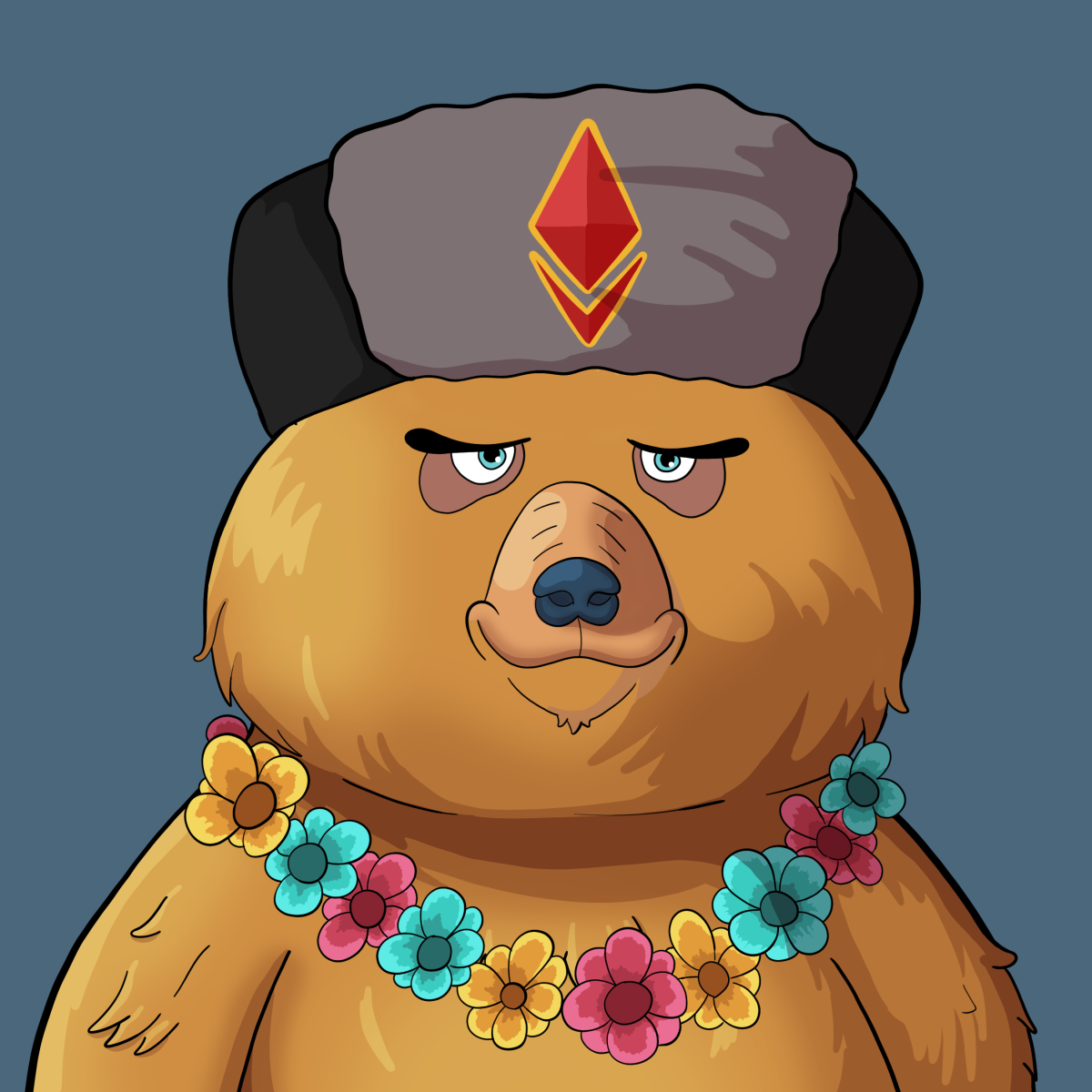 #3934 • Wooly Bad-News Toffee Bear