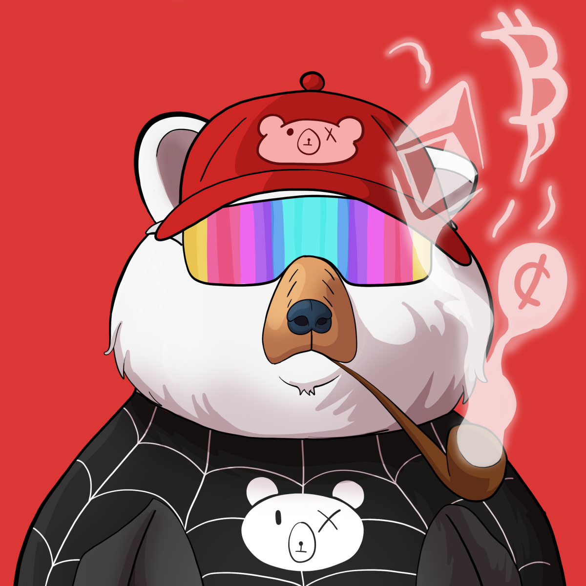 #435 • Raggy Stylin' Milky Bear