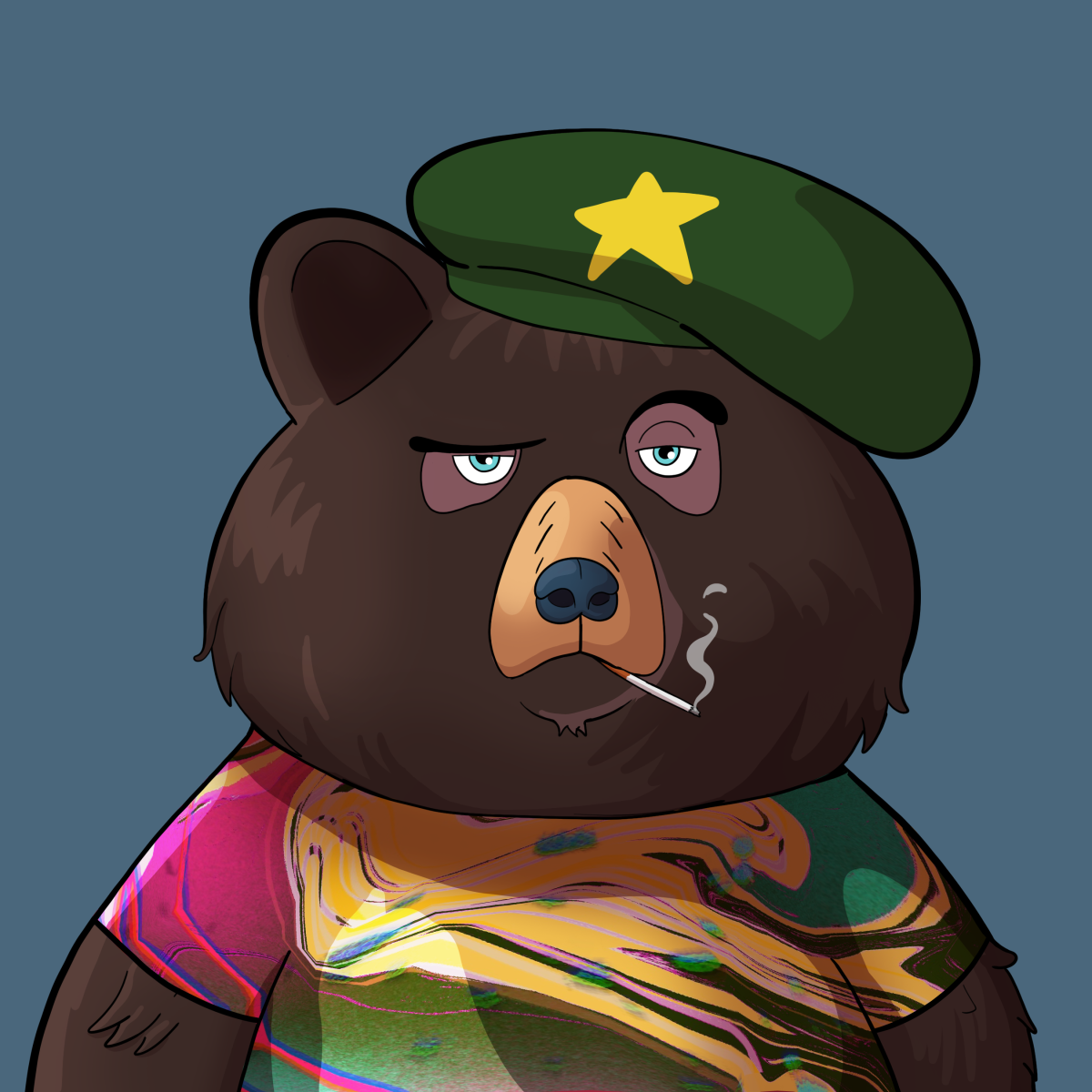 #4785 • Pocky Drunky Ink Bear