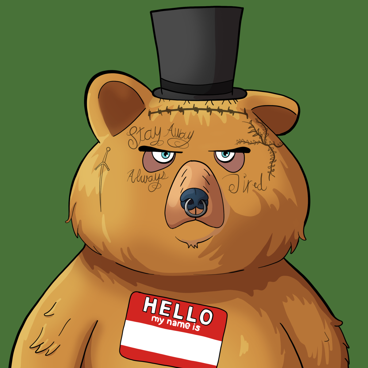 #4905 • Tweedy Buttchunks Blonde Bear