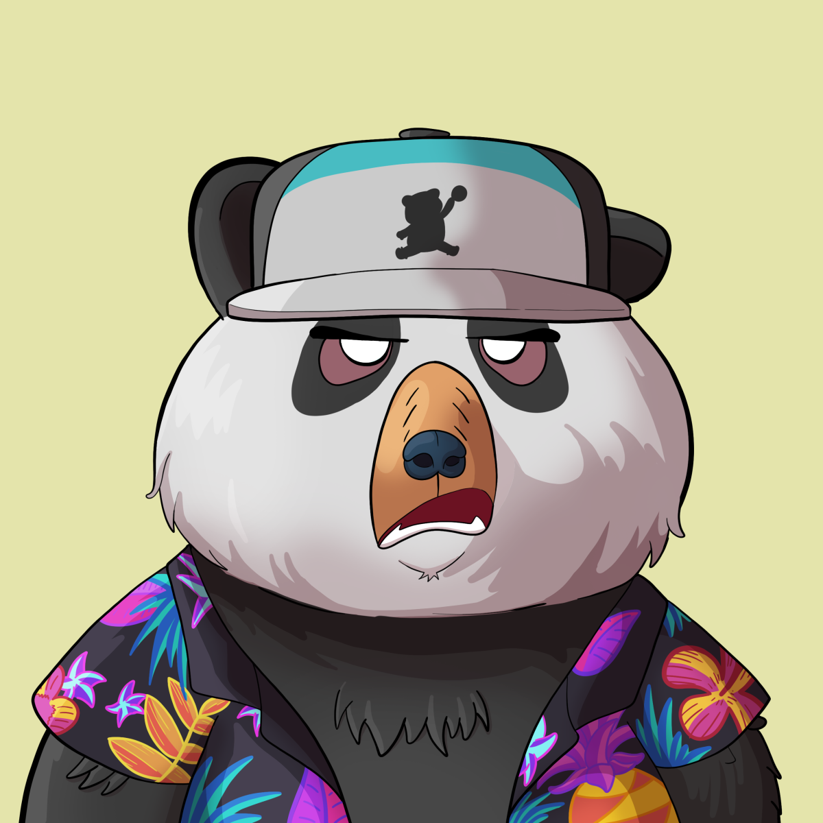 #5144 • Tidy Jumbly Panda Bear