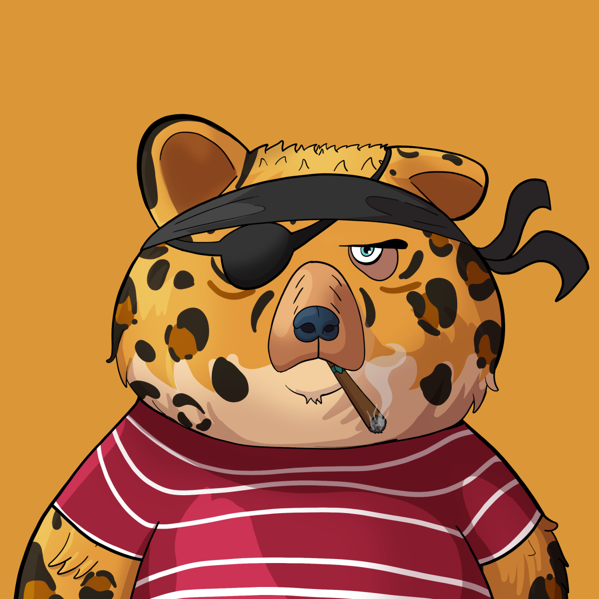 #5215 • Suave Swiggity Leopard Bear