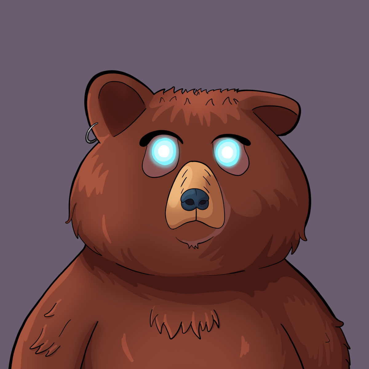 #567 • Bushy Prickly Chocolate Bear