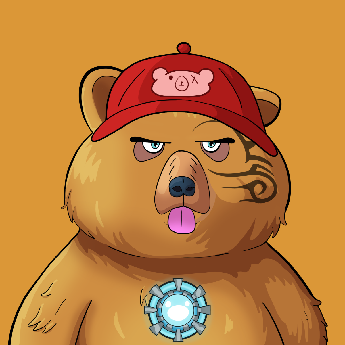 #909 • Nasty Shaggy Toffee Bear